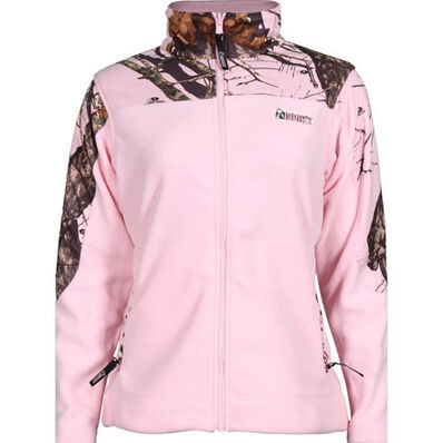 ROCKY WOMEN'S SILENT HUNTER FLEECE JACKET - PINK CAMO