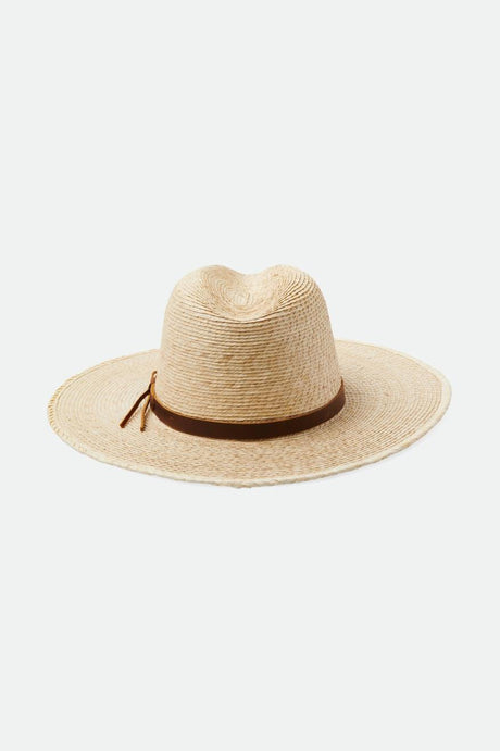 Brixton Field Poper Straw Hat (Natural/Brown)