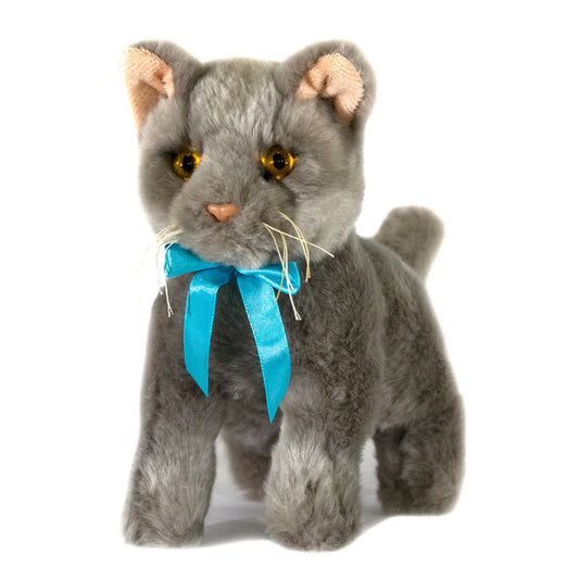 Bocchetta Toys - Sasha (Kitten Russian Blue Or British Shorthair - 22cm Floppy)