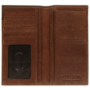 Stetson Steer Head Leather Checkbook