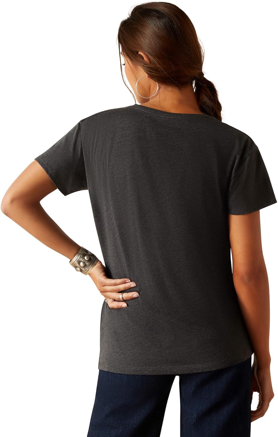 Ariat Women's Presents S/S Tee (Charcoal)