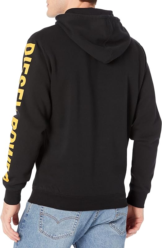 CAT MEN'S DIESEL POWER PULLOVER SWEATSHIRT - BLACK