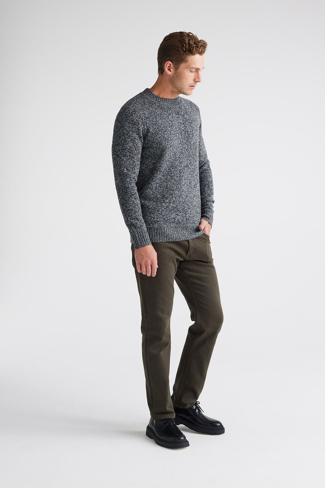 TOORALLIE MEN'S LAMBSWOOL CREW