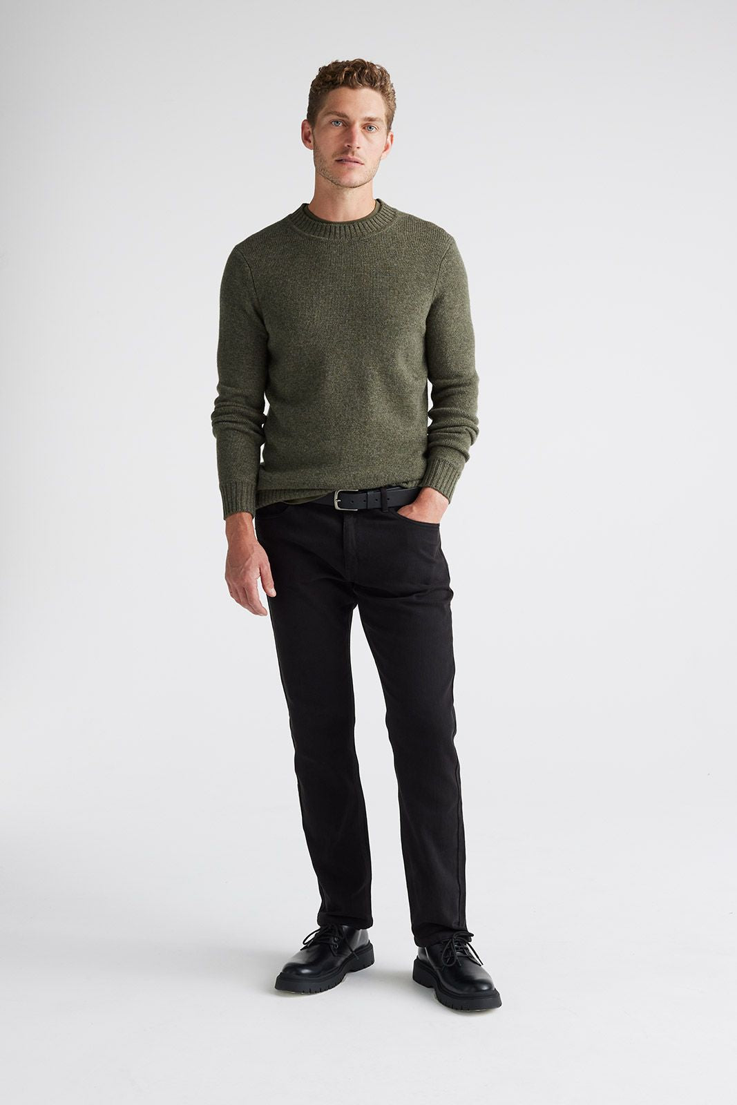 TOORALLIE MEN'S LAMBSWOOL CREW