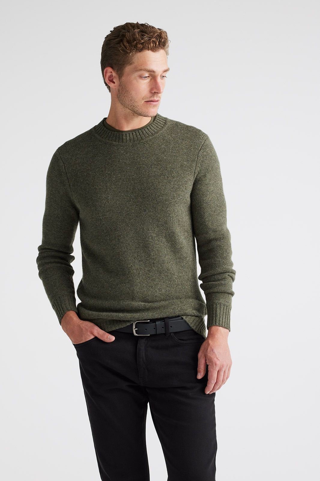 TOORALLIE MEN'S LAMBSWOOL CREW