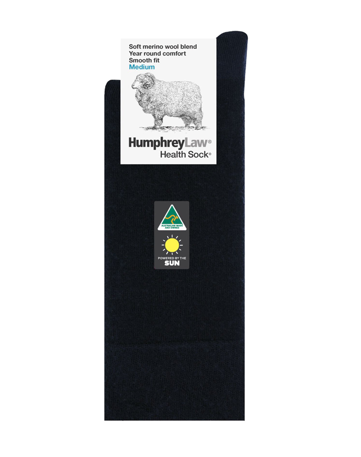 Humphrey Law Year Round Wool Blend Sock - Small