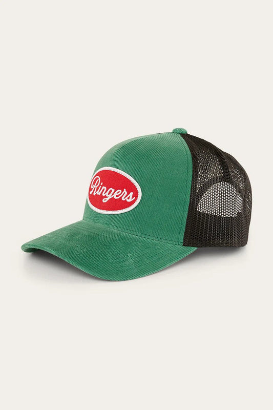 RINGERS WESTERN RIDGE TRUCKER CAP - KELLY GREEN