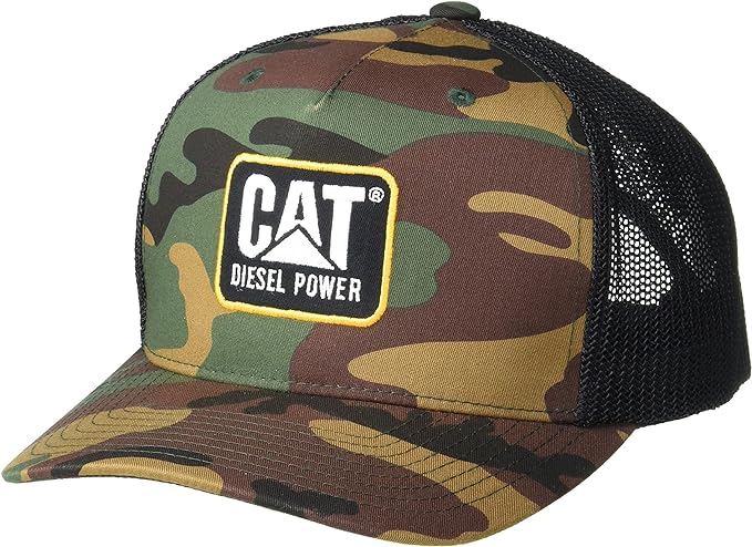 CAT Design Mark Diesel Cap - Woodland Camo