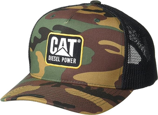 CAT Design Mark Diesel Cap - Woodland Camo