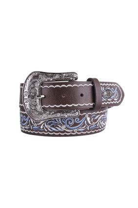 PURE WESTERN WOMENS CARRIE BELT (CHOCOLATE)