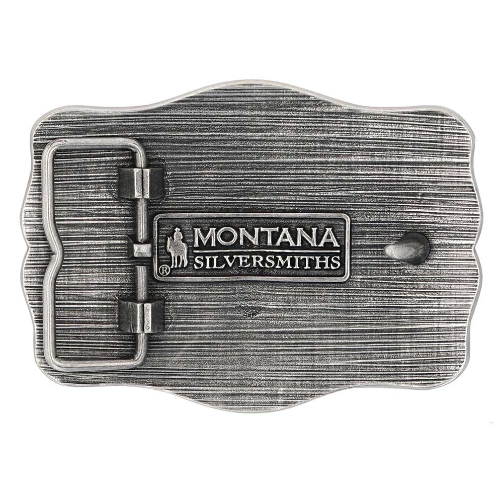 MONTANA SILVERSMITHS Ropin' Ready Longhorn Attitude Buckle A930