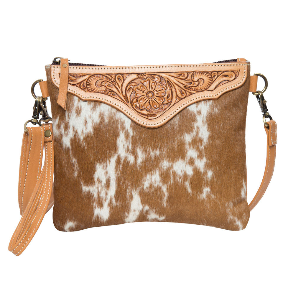 The Design Edge Costa Rica Tooling Leather Cowhide Clutch Bag – AB07