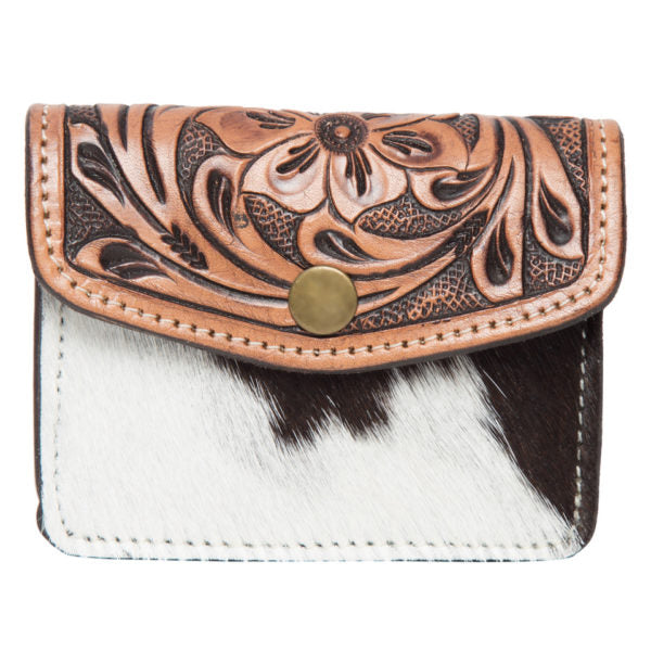 The Design Edge Tooling Leather Cowhide Purse Chile - (AC42)