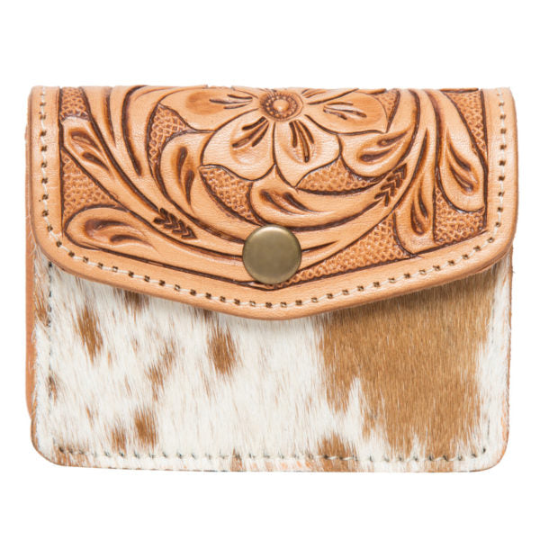 The Design Edge Tooling Leather Cowhide Purse Chile - (AC42)