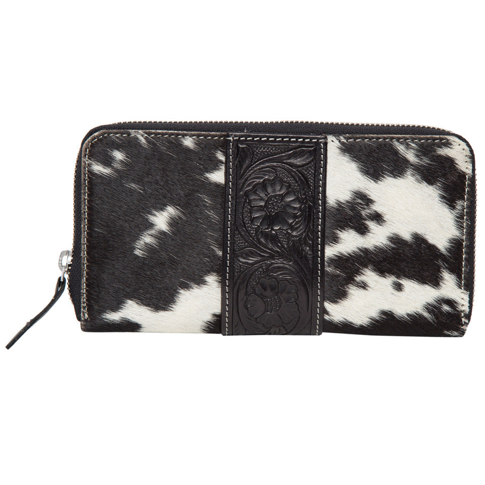 The Design Edge Tooling Leather Cowhide Zippered Wallet –  Salta (AW21 )