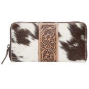 The Design Edge Tooling Leather Cowhide Zippered Wallet –  Salta (AW21 )