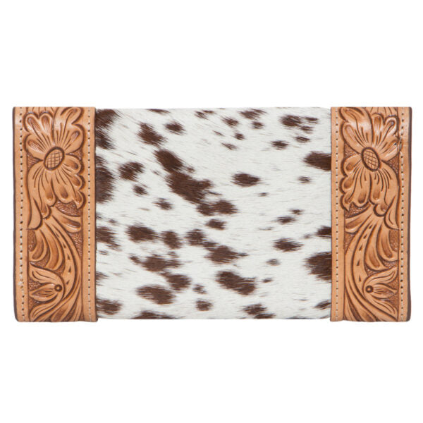 The Design Edge Tooled Leather Trifold Cowhide Wallet – Cuba (AW26)