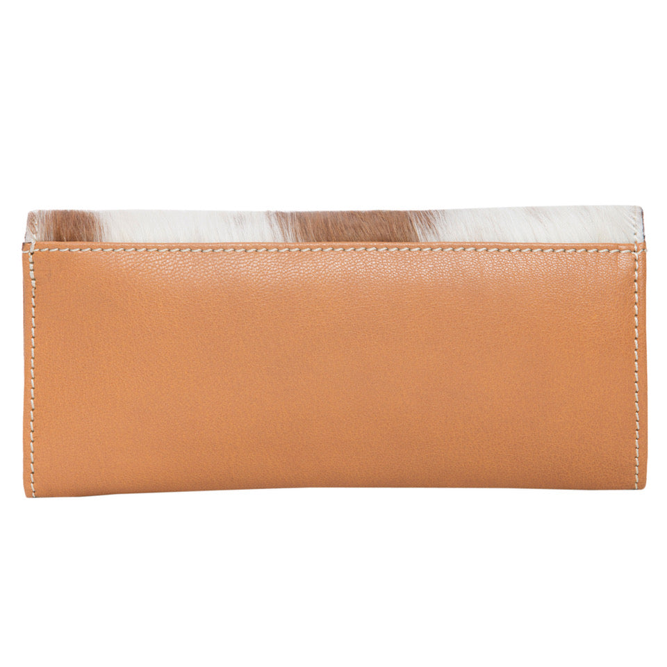 The Design Edge Tooling Leather Flap Cowhide Wallet – AW23