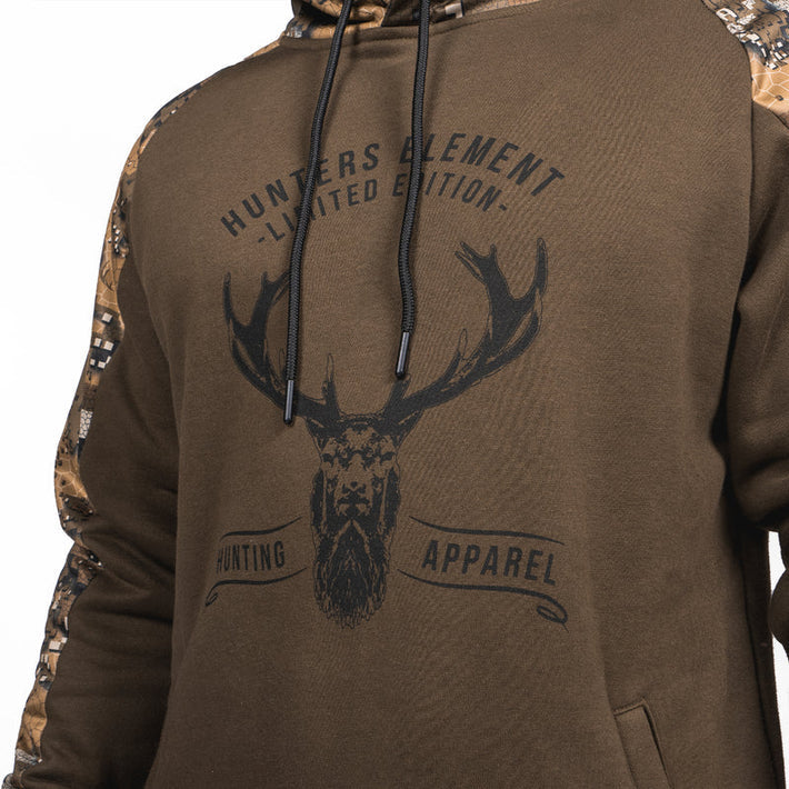 Hunters Element Men's ANTLER HOODIE Desolve Veil