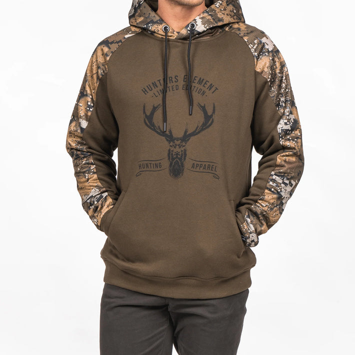 Hunters Element Men's ANTLER HOODIE Desolve Veil