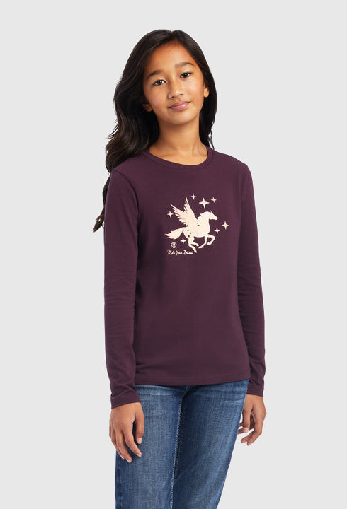 Ariat Kids Dream Tee (Mulberry) - CLEARANCE