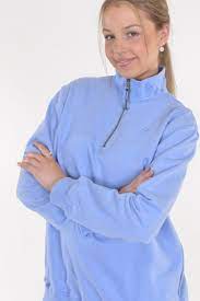 Bullrush Ladies Zip Sweat Embroidery 23 BLUE