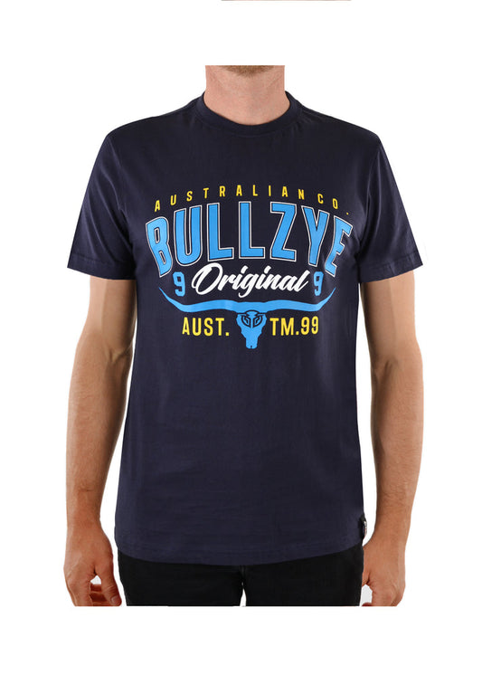 Bullzye Men's Culture Short Sleeve Tee - Navy