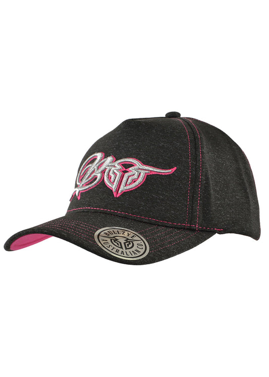 Bullzye Ladies Authentic Cap (Charcoal/Pink) - Clearance