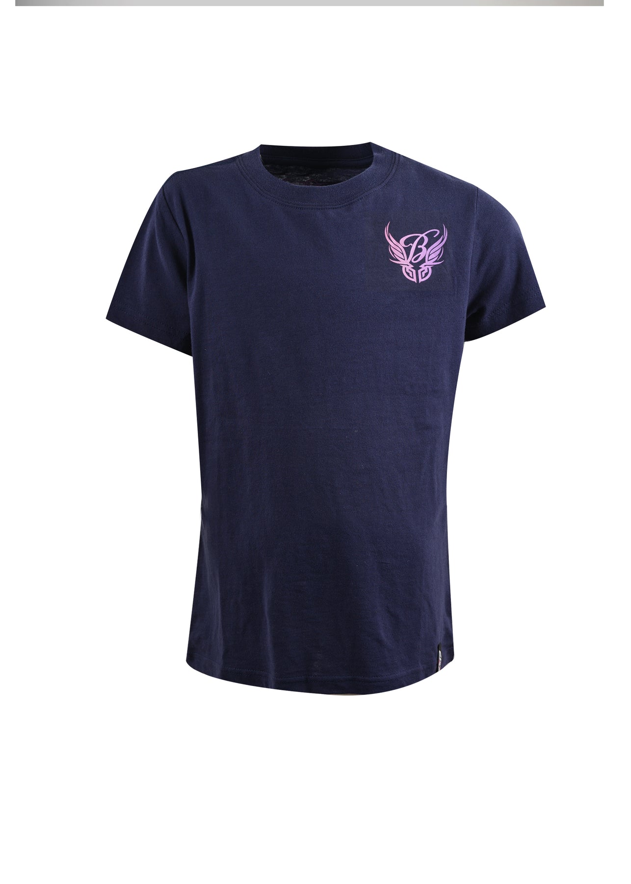 BULLZYE GIRLS WINGS TEE - NAVY