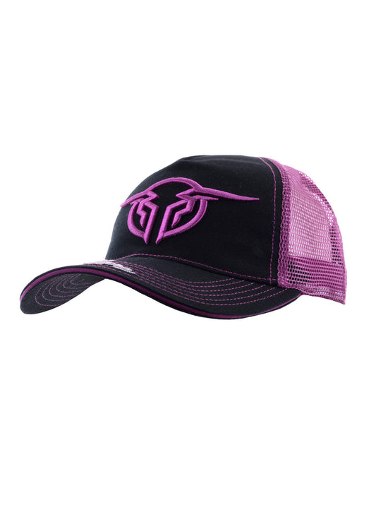 Bullzye Bullring Trucker Cap - Navy/Pink