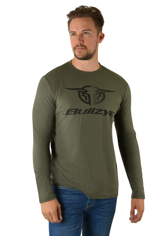 Bullzye Men's Adjustment Long Sleeve Tee - Green