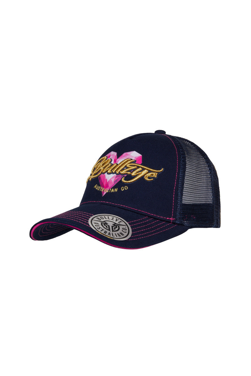 BULLZYE HEART TRUCKER CAP