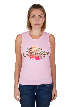 BULLZYE WOMENS BLOSSOM TANK PINK