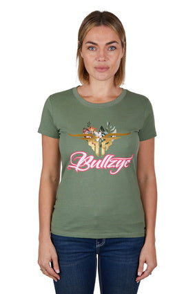 BULLZYE WMNS FOLIAGE SS TEE