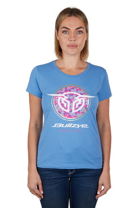 BULLZYE WMNS DITSY SS TEE