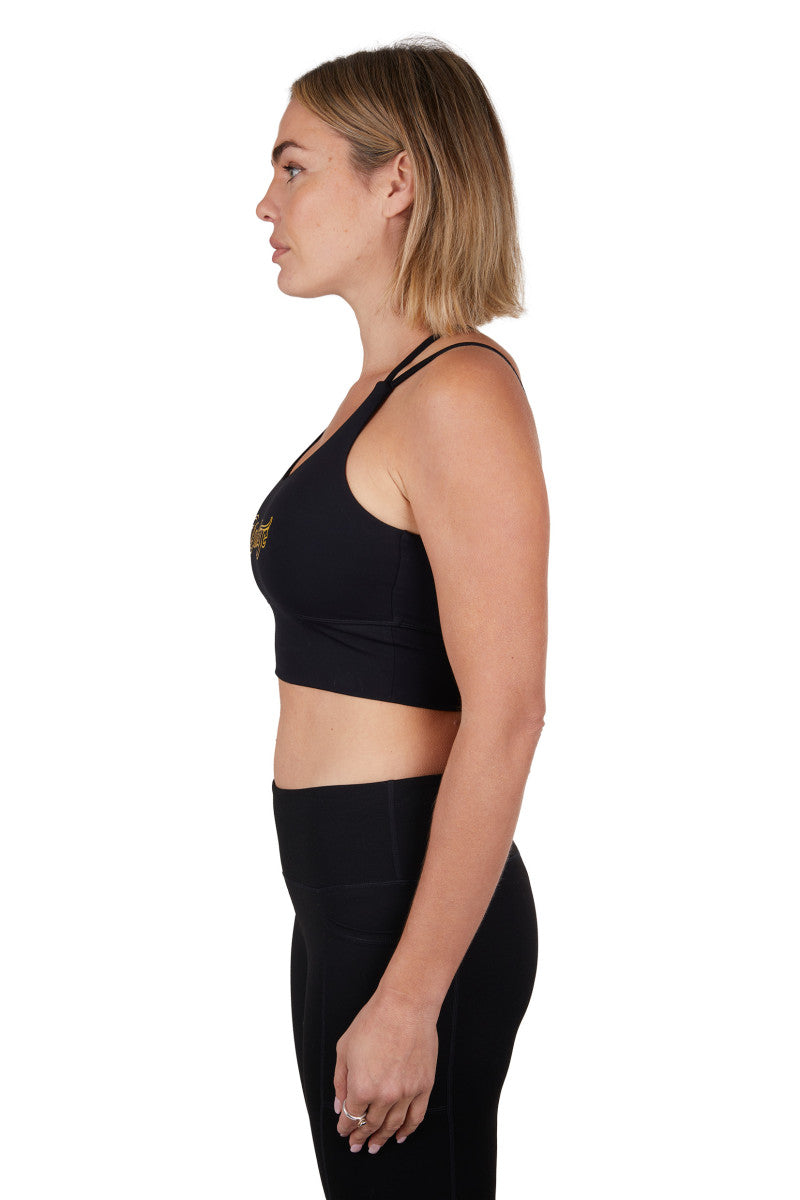 BULLZYE WOMENS MILEY CROP TOP - 1 SIZE 20 LEFT