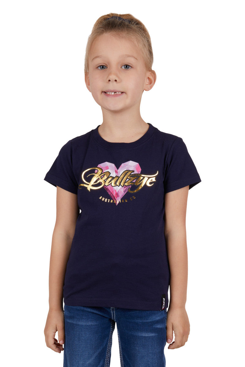 BULLZYE GIRLS HEART SS TEE