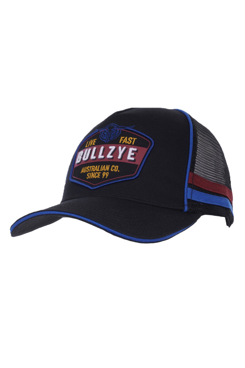 BULLZYE MENS RAMSAY HIGH PROFILE TRUCKER CAP