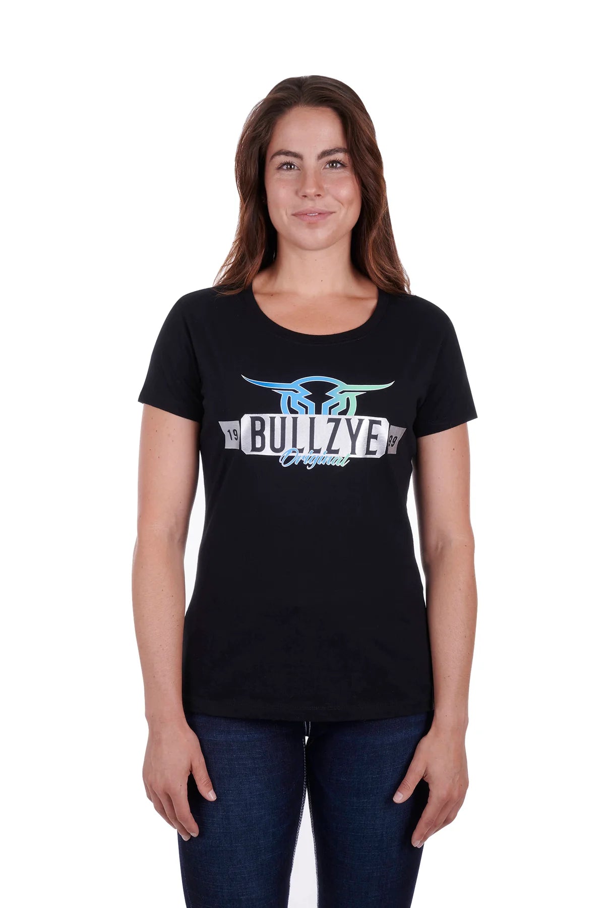 Bullzye Women's Laurel S/S Tee - Black