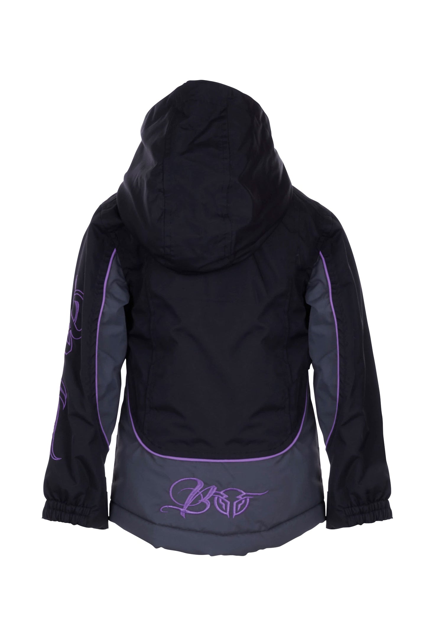 Bullzye Girls Carla Jacket - Black/Purple - SALE