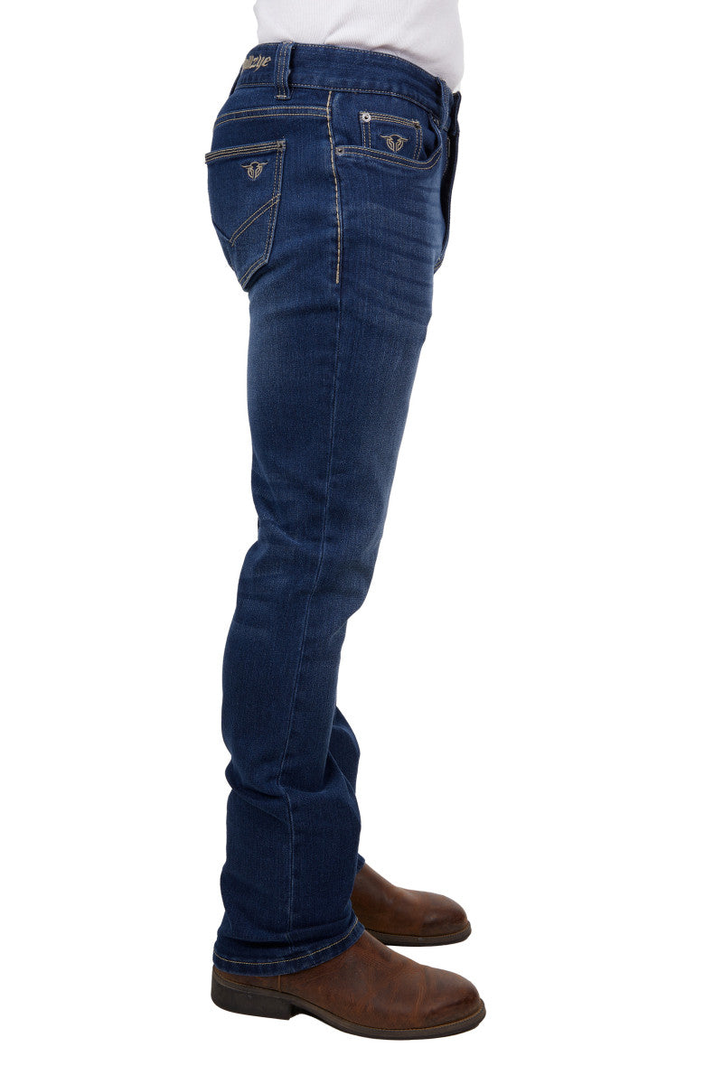 BULLZYE MENS ARCH STRAIGHT JEAN - 34 LEG