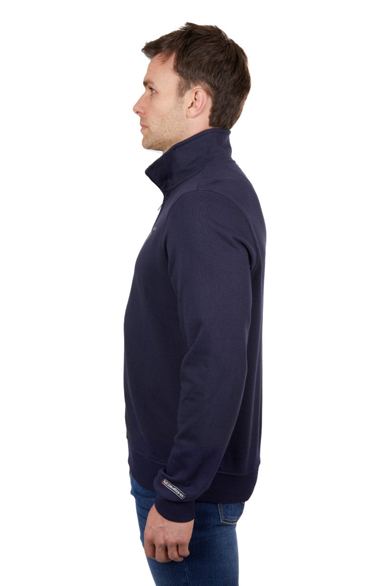 BULLZYE MENS AIDEN 1/4 ZIP PULLOVER - NAVY