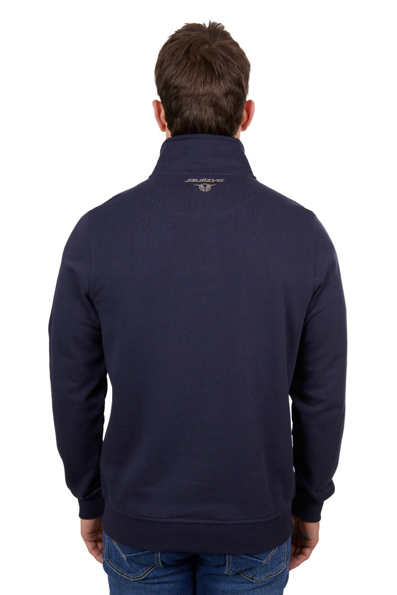 BULLZYE MENS AIDEN 1/4 ZIP PULLOVER - NAVY