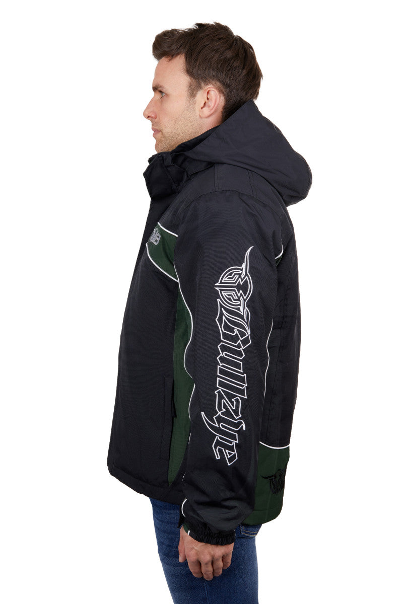 BULLZYE MENS BAZOOKA JACKET - BLACK/GREEN