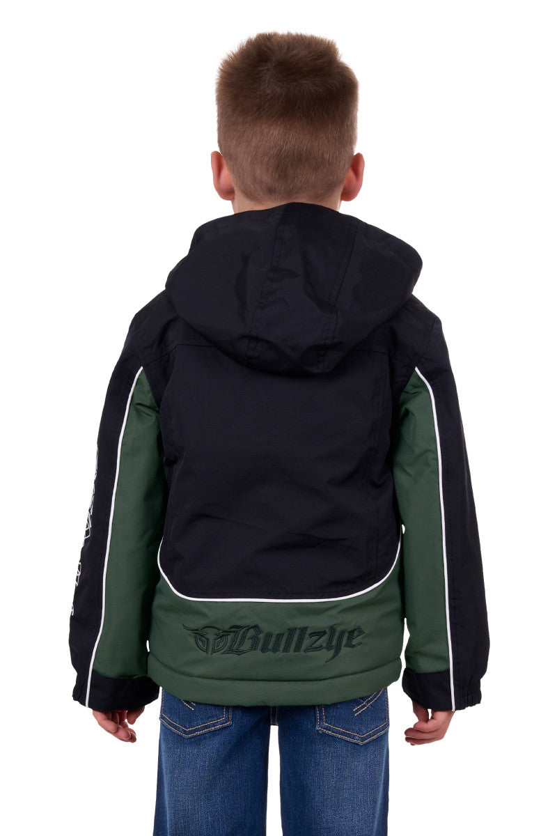 BULLZYE BOYS BAZOOKA JACKET - BLACK/GREEN