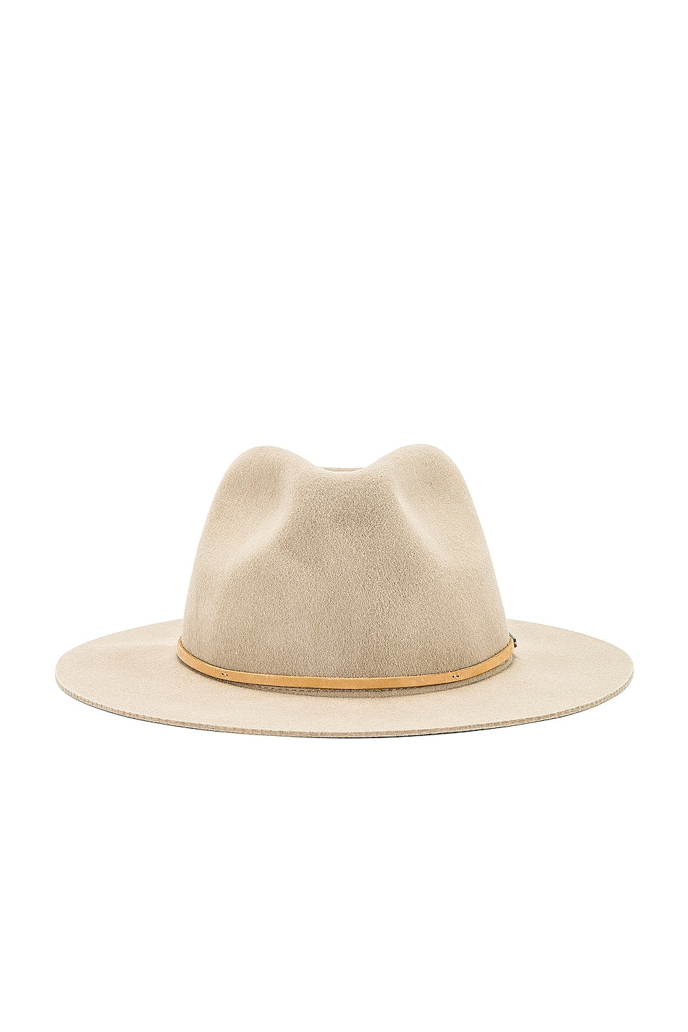 Brixton Wesley Fedora Hat - Light Tan