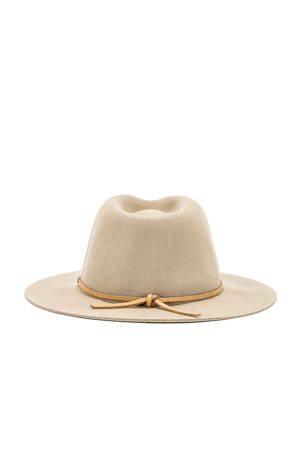 Brixton Wesley Fedora Hat - Light Tan