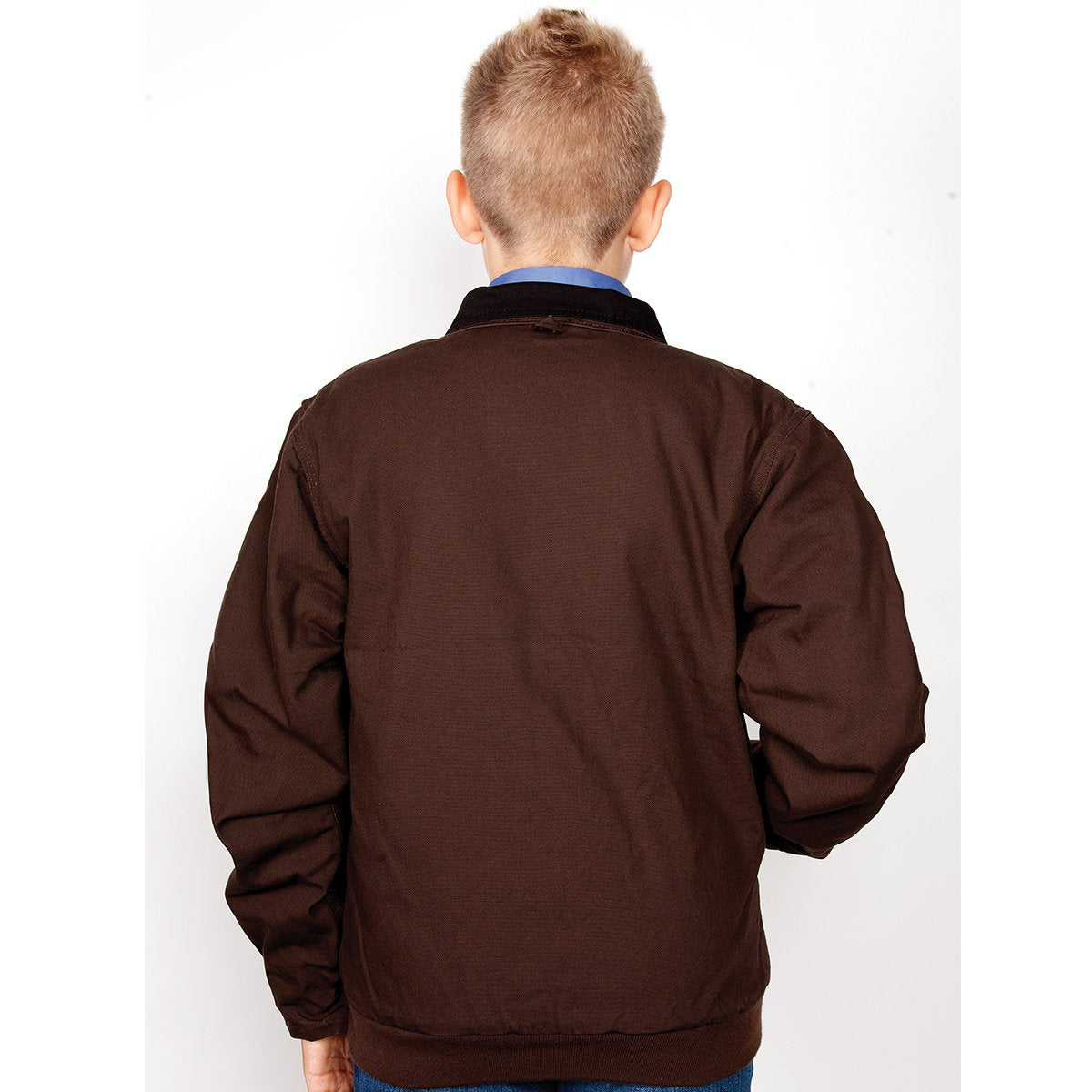 Just Country Kid's Junior Diamantina Jacket_Chocolate