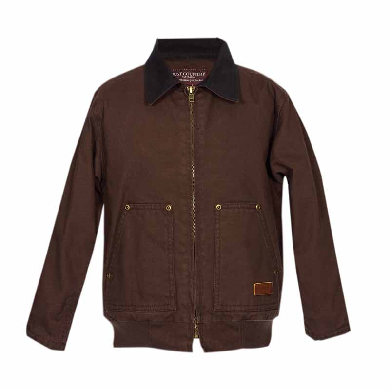 Just Country Kid's Junior Diamantina Jacket_Chocolate