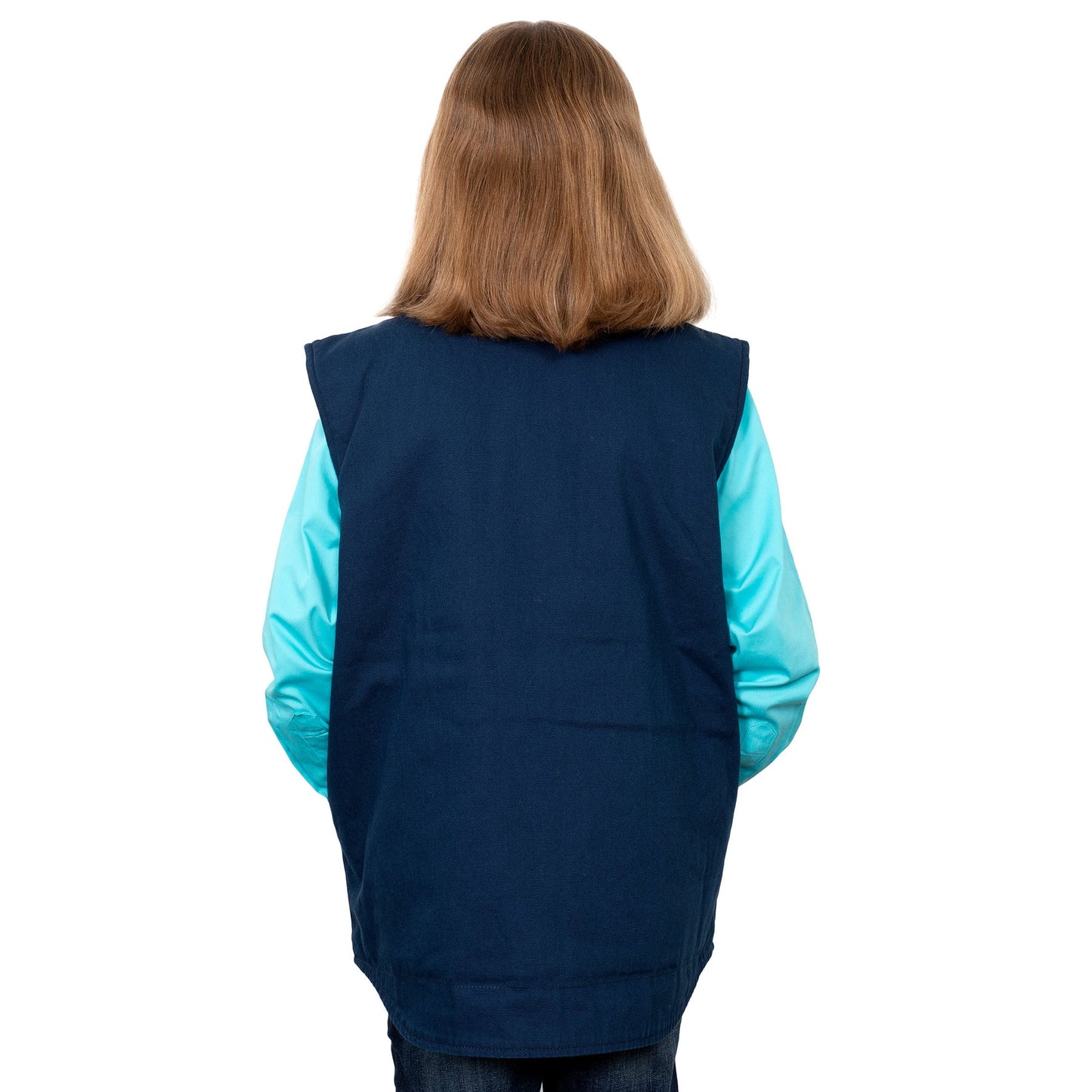 Just Country Kid's Junior Diamantina Vest_Navy Blue